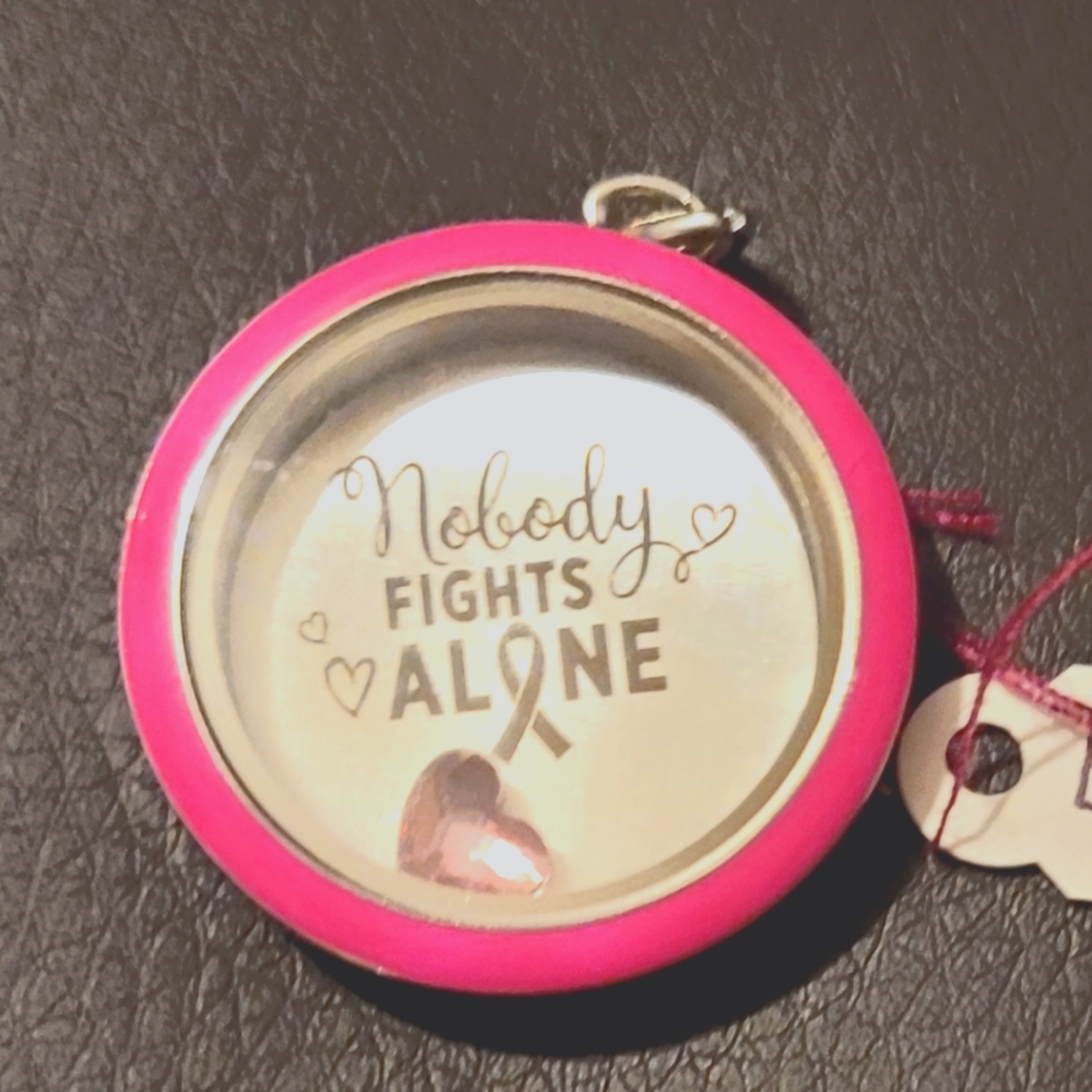 Origami Owl  Breast Cancer Awareness Living Locket